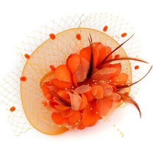 Fascinators Hat for Women Tea Party Headpiece Wedding Cocktail Flower